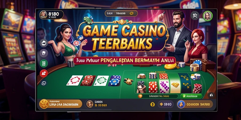 Gameplay Live Casino yang menarik dan interaktif di 8180.