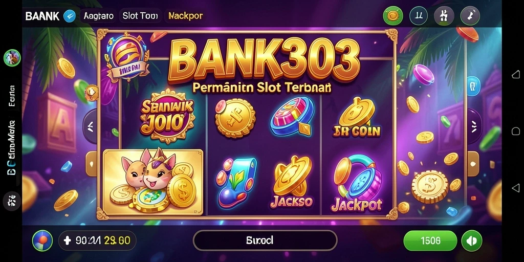 Tampilan menarik dari gameplay Slot BANK303 yang seru.