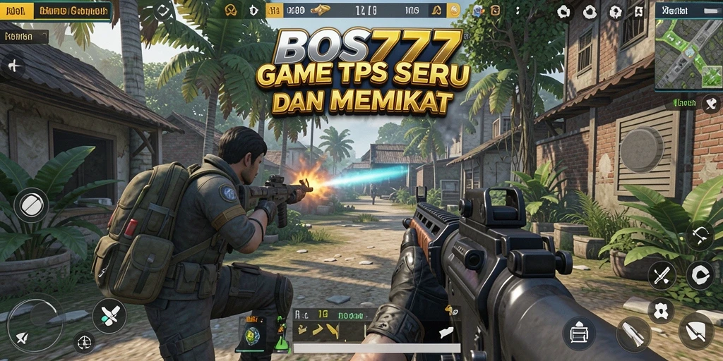 Tampilan gameplay seru dari BOS777 dalam aksi TPS.