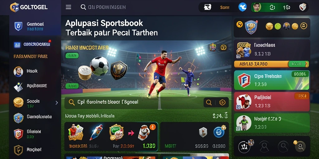 Tampilan gameplay yang menarik dari aplikasi Sportsbook GOLTOGEL.