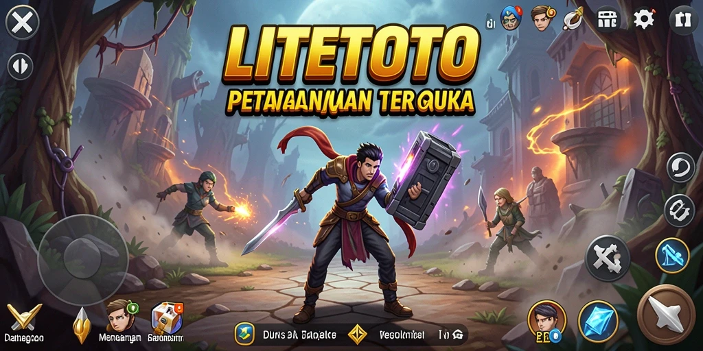 Screenshot dari gameplay LITETOTO yang menampilkan aksi petualangan yang seru.