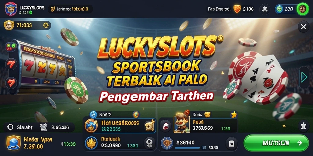 Tampilan menarik dan interaktif gameplay Sportsbook LUCKYSLOTS.