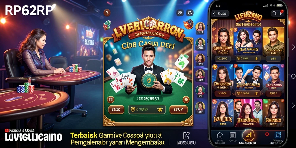 Gameplay menarik dengan dealer langsung di RP62RP.