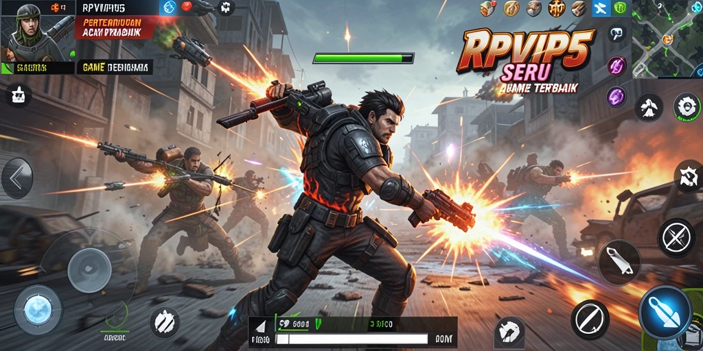 Tampilan seru dan menegangkan dari gameplay RPVIP5.