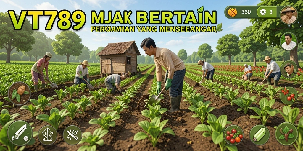 Menampilkan gameplay seru bertani di dunia VT789